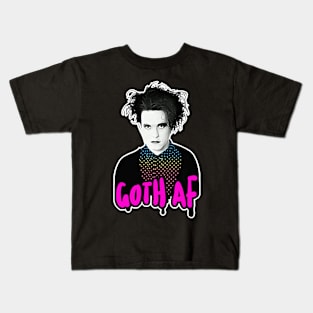 GOTH AF 80s Tribute Design Kids T-Shirt